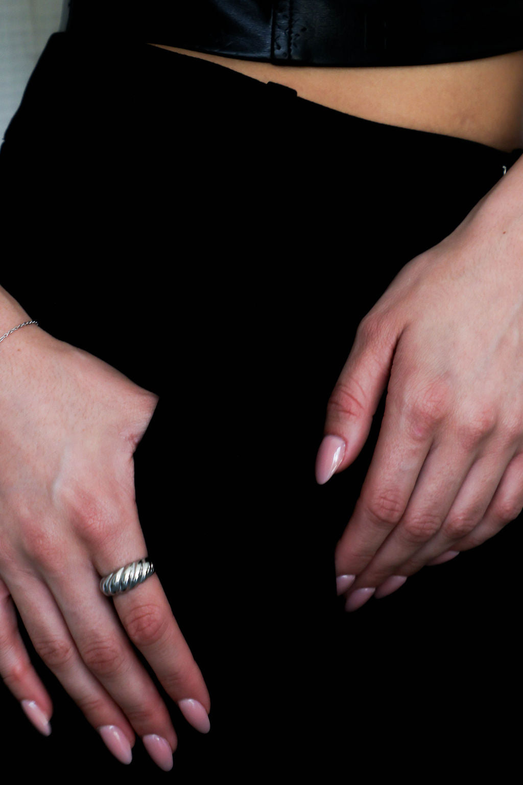 Ring león zilver