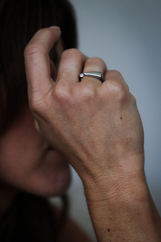 Ring nina zilver