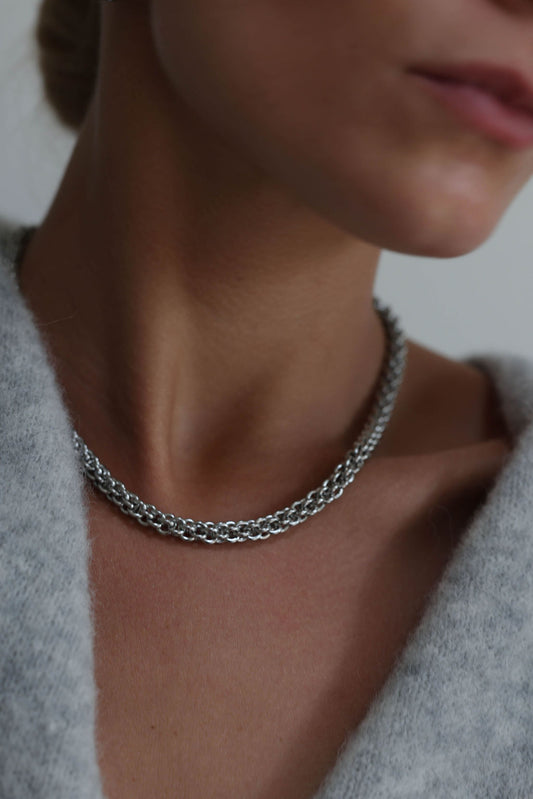 Ketting michelle zilver