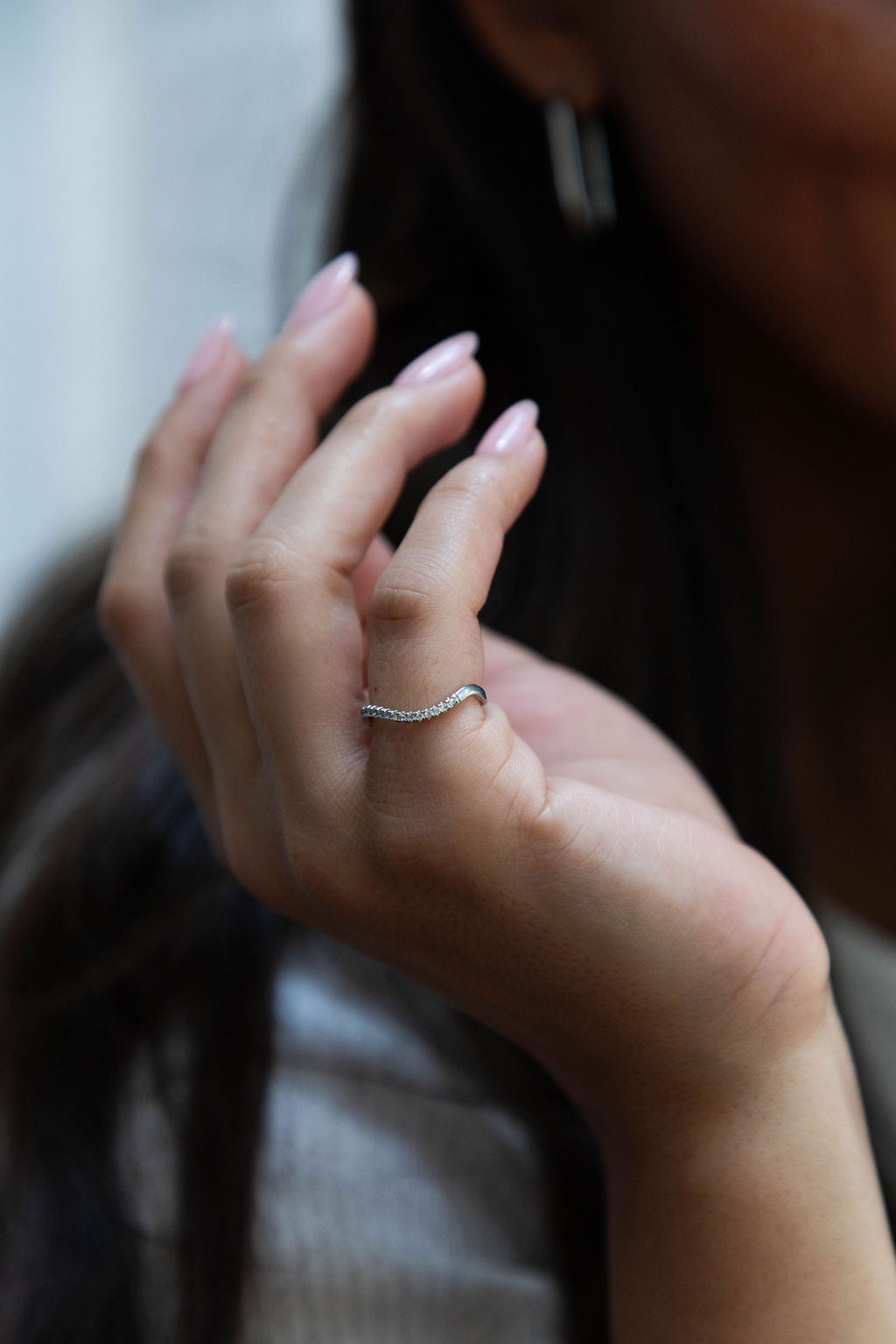 Pinkring Elle zilver
