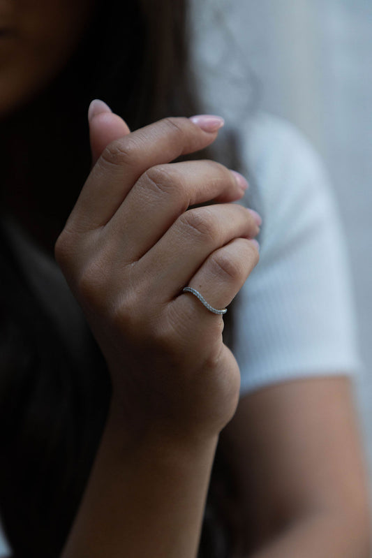 Pinkring Elle zilver
