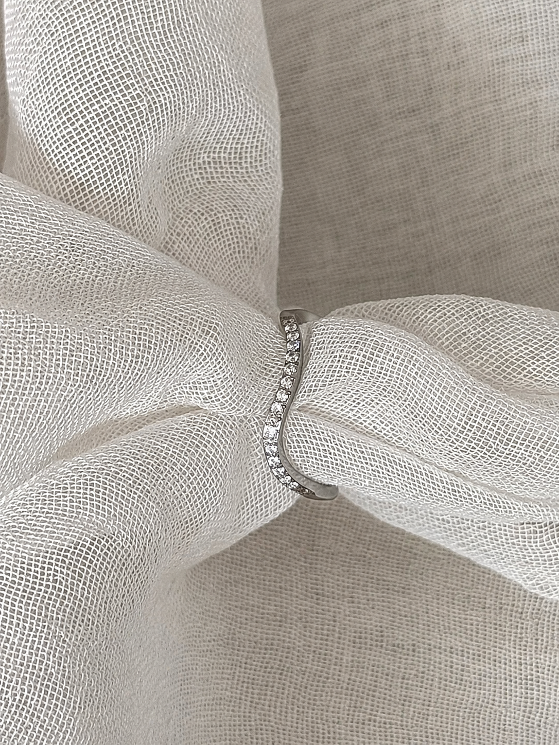 Pinkring Elle zilver