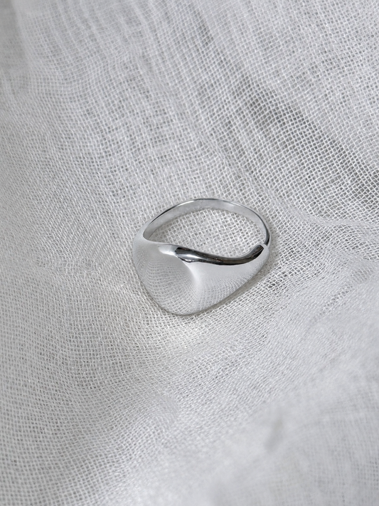 Pinkring Achille zilver