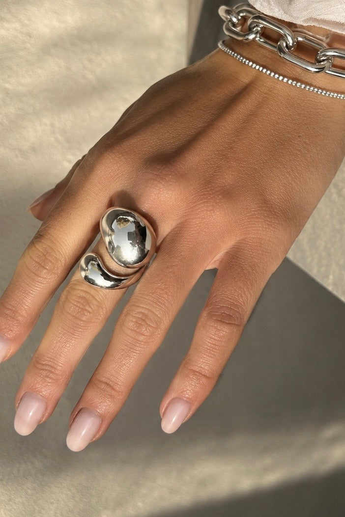 Ring César zilver