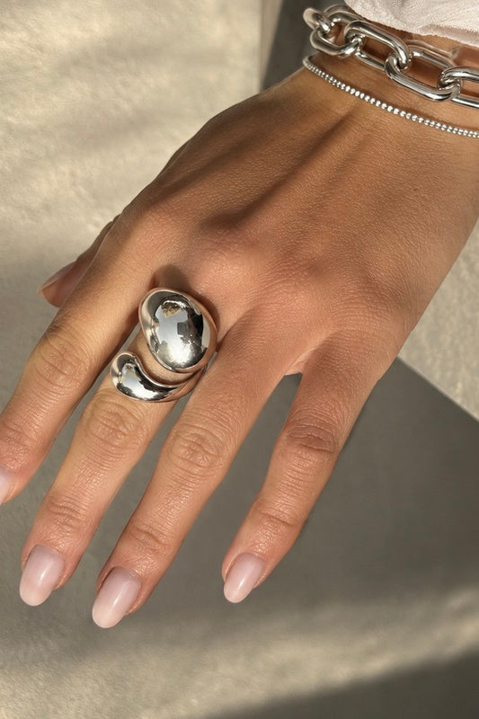 Ring César zilver