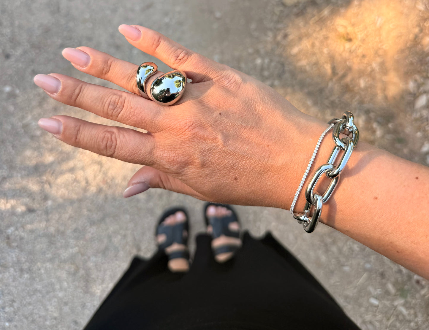 Ring César zilver