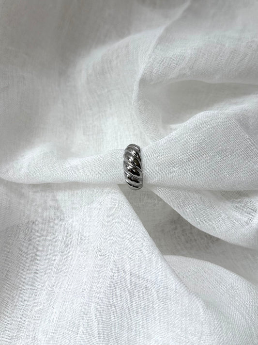 Ring león zilver