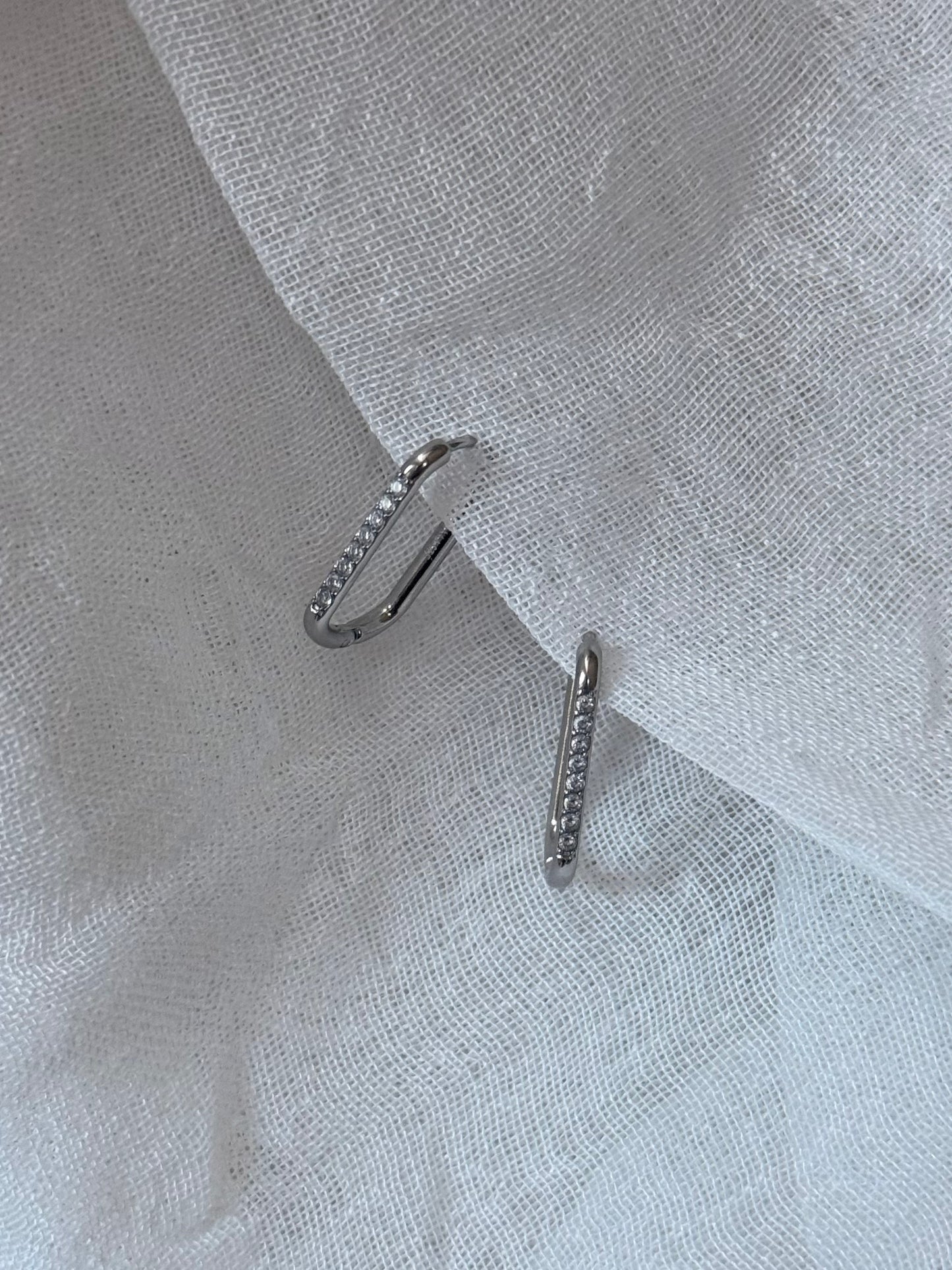 Oorbellen Elodie zilver