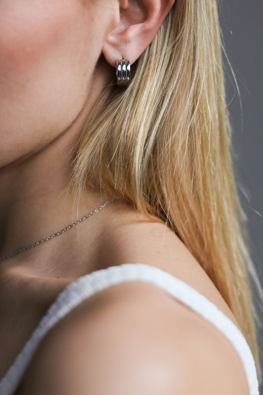 Oorbellen Céline zilver